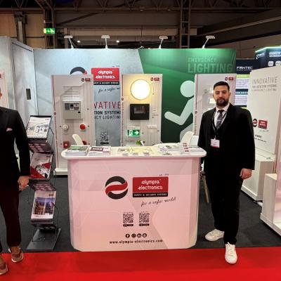 Η Olympia Electronics στο The Fire Safety Event στο Birmingham
