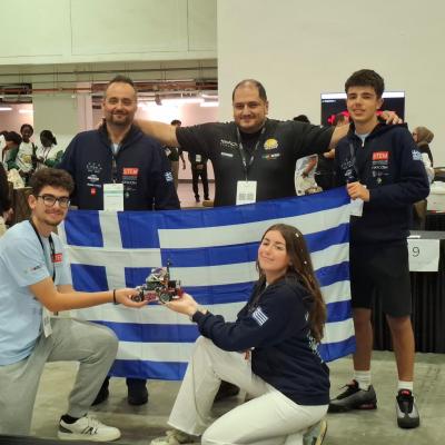Olympia Electronics congratulates Giannis Charitoudis on his international presence in the field of robotics