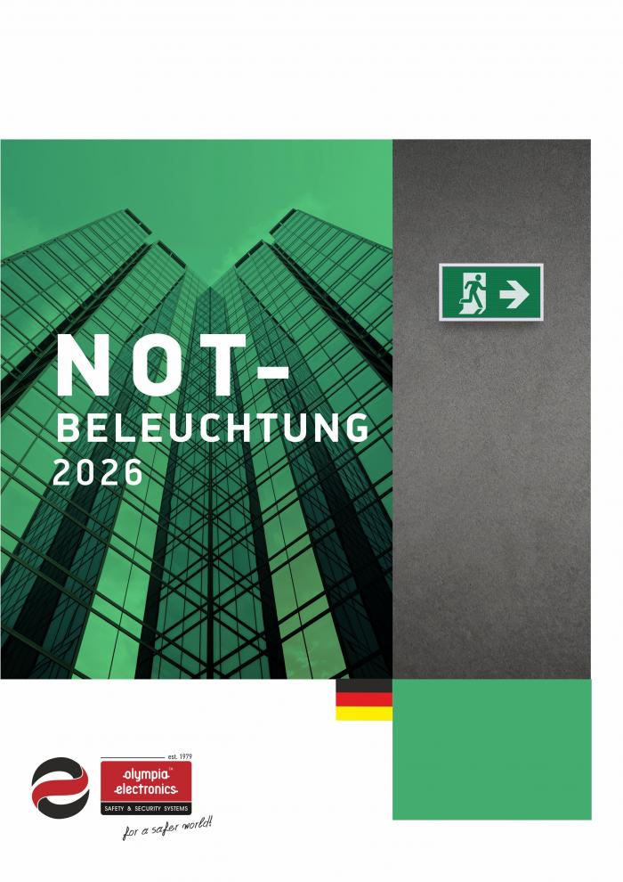 Katalog für Not- und Sicherheitsbeleuchtung