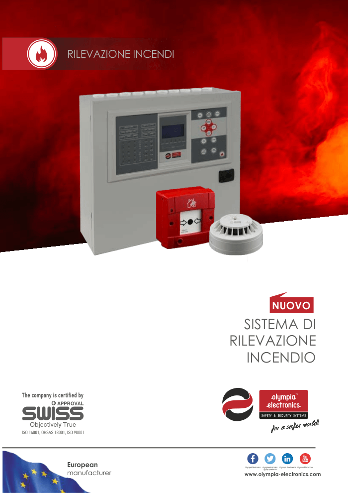 Sistema rilevazione incendi