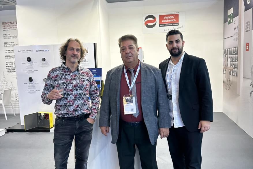 Δυναμική παρουσία της OLYMPIA ELECTRONICS A.E. στην SICUREZZA 2023!