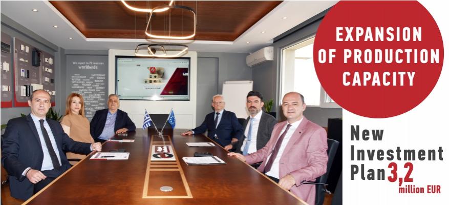 New €3.2 Million Investment Plan for Expansion of Production Capabilities New €3.2 Million Investment Plan for Expansion of Production Capabilities