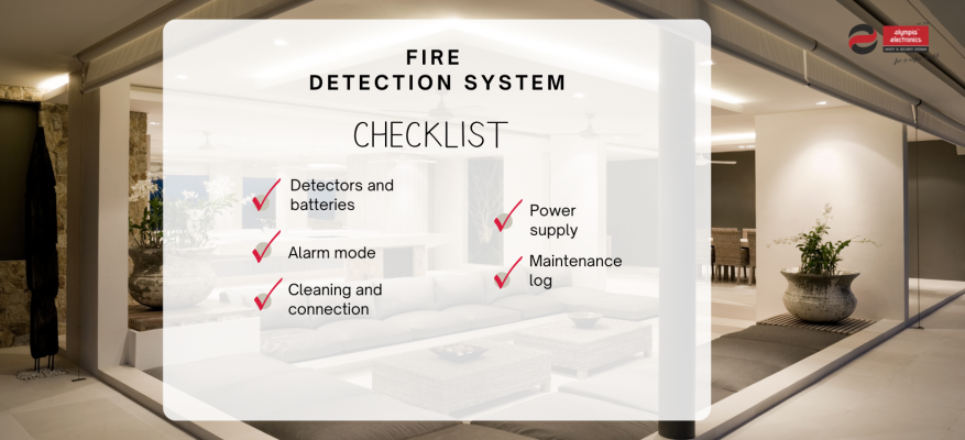 How to check your fire detection system before going on vacation