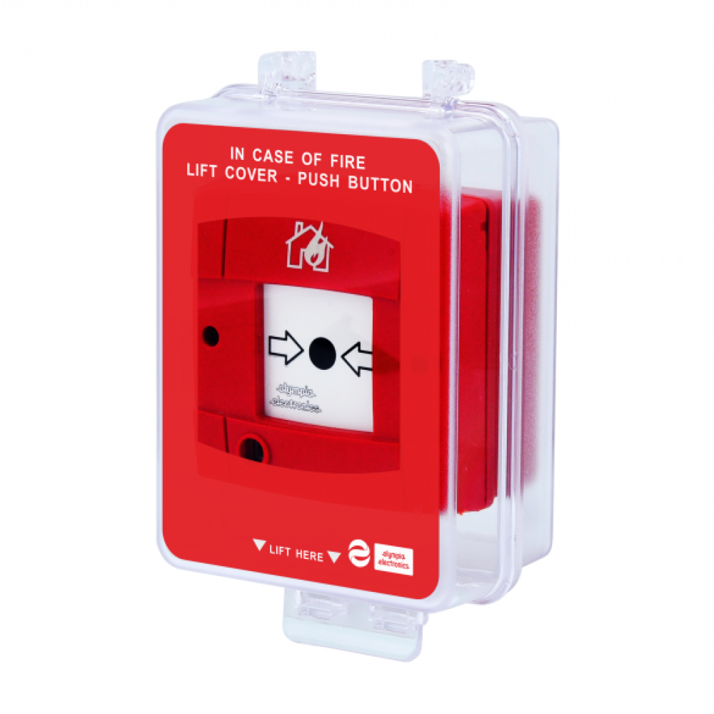 BOX-530, Διευθυνσιοδοτούμενο μπουτόν πυρασφάλειας με κυτίο στεγανοποίησης