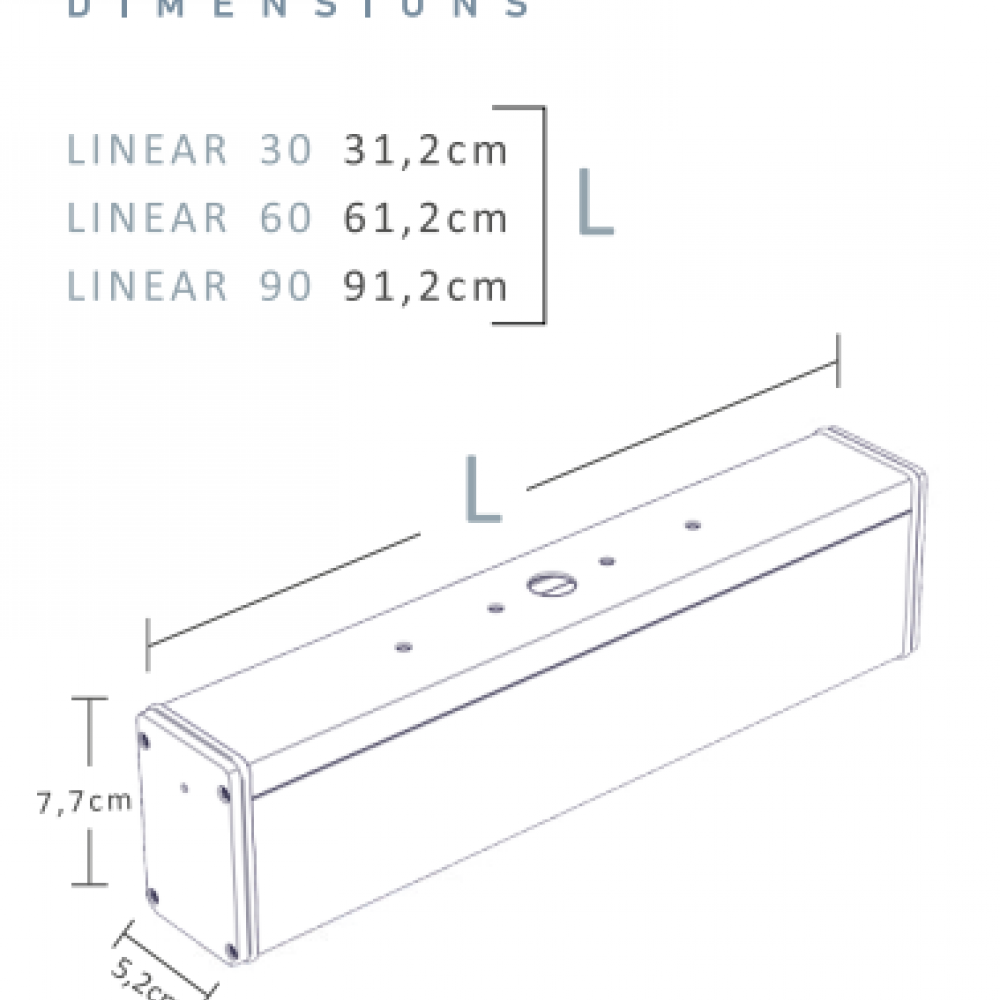 Dimensions LINEAR-30/ST